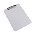 Universal Plastic Clipboard with Low Profile Clip, 0.5" Clip Capacity, Holds 8.5 x 11 Sheets, Clear