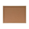 Universal Cork Board with Oak Style Frame, 24 x 18, Natural, Oak-Finished Frame