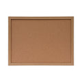 Universal Cork Board with Oak Style Frame, 24 x 18, Natural, Oak-Finished Frame