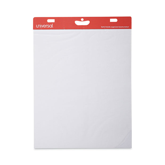 Universal Renewable Resource Sugarcane Based Easel Pads, Unruled, 27 x 34, White, 50 Sheets, 2/Carton