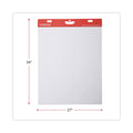 Universal Renewable Resource Sugarcane Based Easel Pads, Unruled, 27 x 34, White, 50 Sheets, 2/Carton