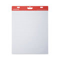 Universal Renewable Resource Sugarcane Based Easel Pads, Presentation Format (1" Rule), 27 x 34, White, 50 Sheets, 2/Carton