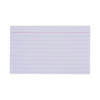 Universal Ruled Index Cards, 3 x 5, White, 100/Pack