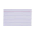 Universal Ruled Index Cards, 3 x 5, White, 100/Pack