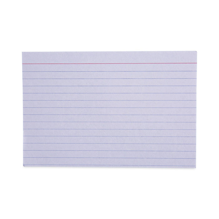 Universal Ruled Index Cards, 4 x 6, White, 100/Pack