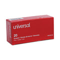 Universal Bevel Block Erasers, For Pencil Marks, Slanted-Edge Rectangular Block, Large, Pink, 20/Pack