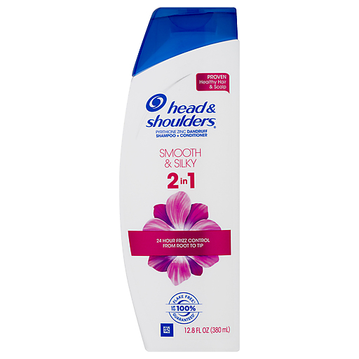 Head & Shoulders Shampoo Conditioner, Dandruff, Smooth Silky, 2 In 1 12.8 Fl Oz by Pasteur Pharmacy