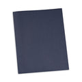 Universal Two-Pocket Portfolios with Tang Fasteners, 0.5" Capacity, 11 x 8.5, Dark Blue, 25/Box