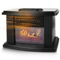 800W Artificial Flame Stove Electric Fireplace Heater by DailySale