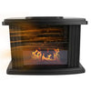 800W Artificial Flame Stove Electric Fireplace Heater