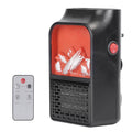 800w Plug-In Space Heater Wall Outlet with 360° Rotatable Plug by DailySale