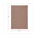 Universal Natural Self-Seal Cushioned Mailer, #5, Barrier Bubble Air Cell Cushion, Self-Adhesive Closure, 10.5 x 16, Kraft, 80/Carton