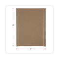 Universal Natural Self-Seal Cushioned Mailer, #0, Barrier Bubble Air Cell Cushion, Self-Adhesive Closure, 6 x 10, Kraft, 200/Carton