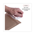 Universal Natural Self-Seal Cushioned Mailer, #0, Barrier Bubble Air Cell Cushion, Self-Adhesive Closure, 6 x 10, Kraft, 200/Carton