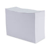 Universal Continuous-Feed Index Cards, Unruled, 3 x 5, White, 4,000/Carton
