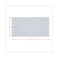 Universal Continuous-Feed Index Cards, Unruled, 3 x 5, White, 4,000/Carton