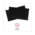 Universal Zippered Wallets/Cases, Leatherette PU, 11 x 6, Black, 2/Pack
