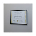 Universal Metal Photo Frame, Aluminum, 8.5 x 11, Black