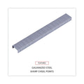 Universal Standard Chisel Point Staples, 0.25" Leg, 0.5" Crown, Steel, 5,000/Box, 5 Boxes/Pack, 25,000/Pack