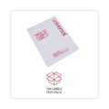 Universal White Labels, Inkjet/Laser Printers, 5.5 x 8.5, White, 2/Sheet, 100 Sheets/Pack