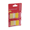 Universal Page Flags, Yellow, 50 Flags/Dispenser, 2 Dispensers/Pack