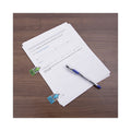 Universal Deluxe Message Arrow Flags, "Initial Here", Blue, 100/Pack