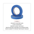 Universal Premium Blue Masking Tape with UV Resistance, 3" Core, 18 mm x 54.8 m, Blue, 2/Pack