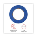 Universal Premium Blue Masking Tape with UV Resistance, 3" Core, 18 mm x 54.8 m, Blue, 2/Pack