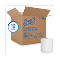 Kleenex Hard Roll Paper Towels with Premium Absorbency Pockets, 8" x 425 ft, 1.5" Core, White, 12 Rolls/Carton