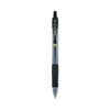 Pilot G2 Premium Gel Pen, Retractable, Bold 1 mm, Black Ink, Smoke Barrel, Dozen