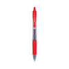 Pilot G2 Premium Gel Pen, Retractable, Fine 0.7 mm, Red Ink, Smoke Barrel, Dozen