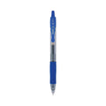 Pilot G2 Premium Gel Pen, Retractable, Fine 0.7 mm, Blue Ink, Smoke Barrel, 12/Pack