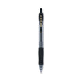 Pilot G2 Premium Gel Pen, Retractable, Fine 0.7 mm, Black Ink, Smoke Barrel, Dozen