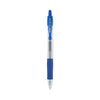 Pilot G2 Premium Gel Pen, Retractable, Extra-Fine 0.5 mm, Blue Ink, Smoke Barrel, Dozen