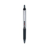 Pilot Precise V5RT Roller Ball Pen, Retractable, Extra-Fine 0.5 mm, Black Ink, Black Barrel