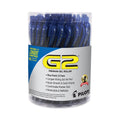 Pilot G2 Premium Gel Pen Convenience Pack, Retractable, Fine 0.7 mm, Black Ink, Black Barrel, 36/Pack