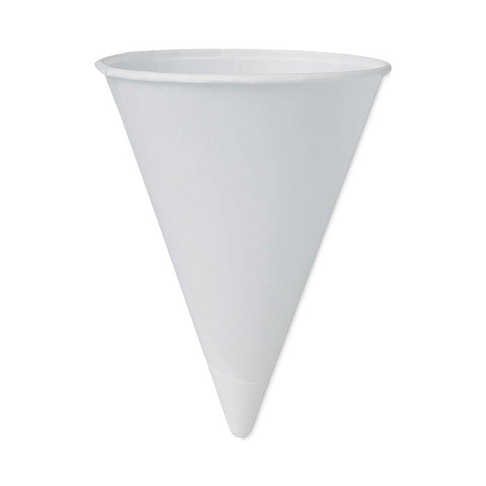 Dart Cone Water Cups, Cold, Paper, 4 oz, White, 200/Pack