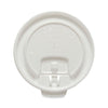 Dart Lift Back and Lock Tab Cup Lids for Foam Cups, Fits 10 oz Trophy Cups, White, 2,000/Carton