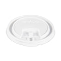 Dart Lift Back and Lock Tab Cup Lids, Fits 8 oz Cups, White, 100/Sleeve, 10 Sleeves/Carton