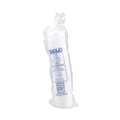 Dart Lift Back and Lock Tab Cup Lids, Fits 10 oz to 24 oz Cups, White, 100/Sleeve, 10 Sleeves/Carton