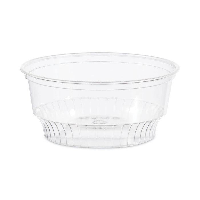 Dart SoloServe Flat-Top Dome Cup Lids, Fits 5 oz to 8 oz Containers, Clear, 50/Pack 20 Packs/Carton