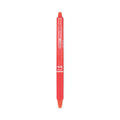 Pilot FriXion Clicker Erasable Gel Pen, Retractable, Fine 0.7 mm, Red Ink, Red Barrel