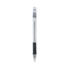 Pilot EasyTouch Ballpoint Pen, Stick, Fine 0.7 mm, Black Ink, Clear Barrel, Dozen