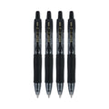 Pilot G2 Mini Gel Pen, Retractable, Fine 0.7 mm, Black Ink, Black Barrel, 4/Pack