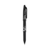 Pilot FriXion Ball Erasable Gel Pen, Stick, Fine 0.7 mm, Black Ink, Black Barrel