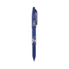 Pilot FriXion Ball Erasable Gel Pen, Stick, Fine 0.7 mm, Blue Ink, Blue Barrel