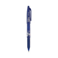 Pilot FriXion Ball Erasable Gel Pen, Stick, Fine 0.7 mm, Blue Ink, Blue Barrel