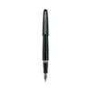 Pilot MR Metropolitan Collection Fountain Pen, Medium 1 mm, Black Ink, Black