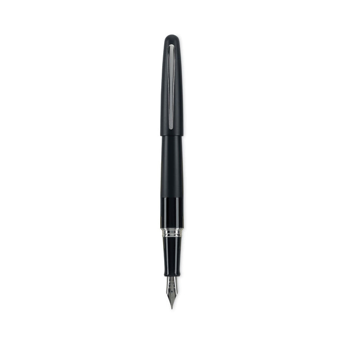 Pilot MR Metropolitan Collection Fountain Pen, Medium 1 mm, Black Ink, Black