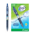 Pilot B2P Bottle-2-Pen Recycled Gel Pen, Retractable, Fine 0.7 mm, Blue Ink, Translucent Blue Barrel